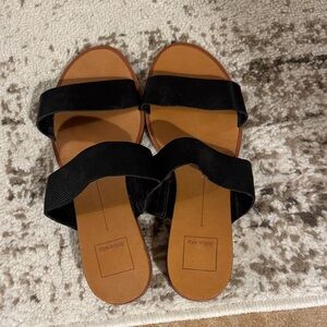 Dolce Vita Black and Tan Women's Sandals